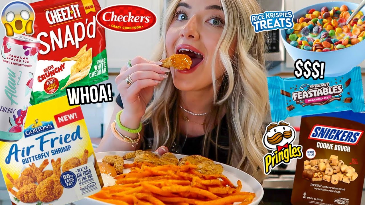 Eating Only NEW IN GROCERY STORE FOODS For 24 Hours!