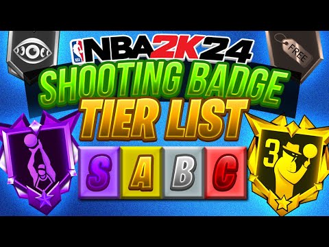 видео: NBA 2K24 Best Shooting Badges Tier List: RANKING Every Badge !