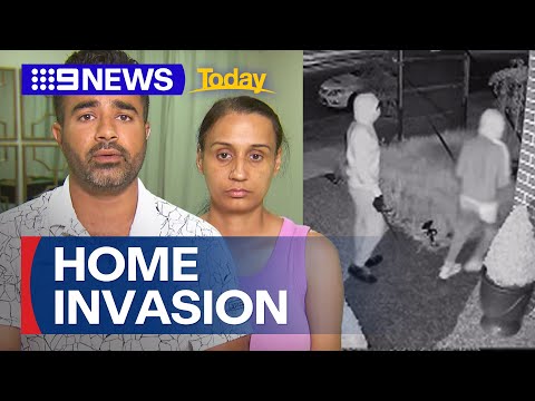 Armed gang invades Melbourne family home | 9 News Australia