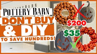 Fall Home Decor DIYS on a BUDGET!  Save HUNDREDS DIYing vs. Buying from Pottery Barn!