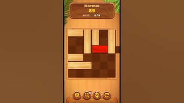Unblock Sliding Block Puzzle Normal Level 89 #shorts #unblockpuzzle