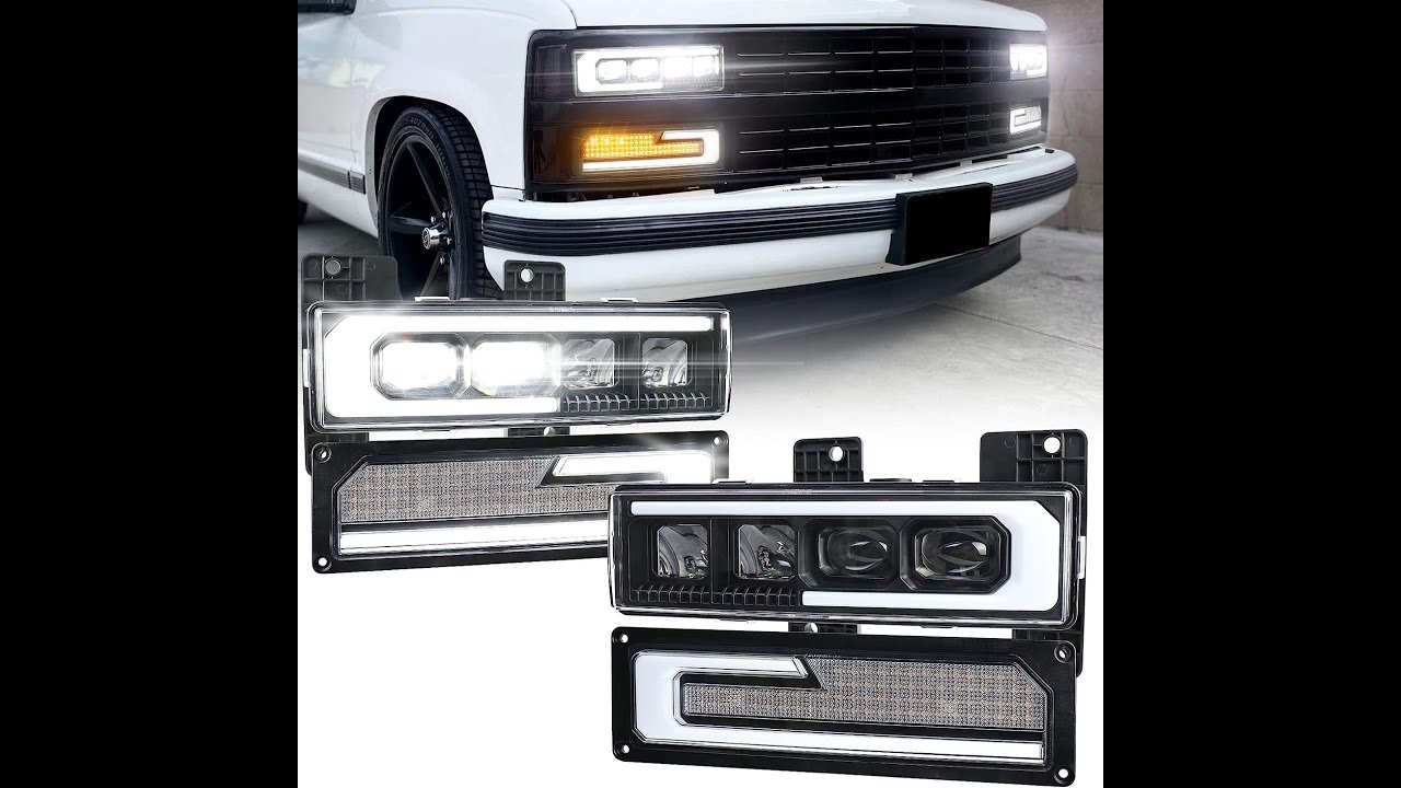 OBS LED Movotor headlight install/ review/ first thoughts YouTube