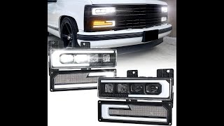 OBS LED Movotor headlight install/ review/ first thoughts