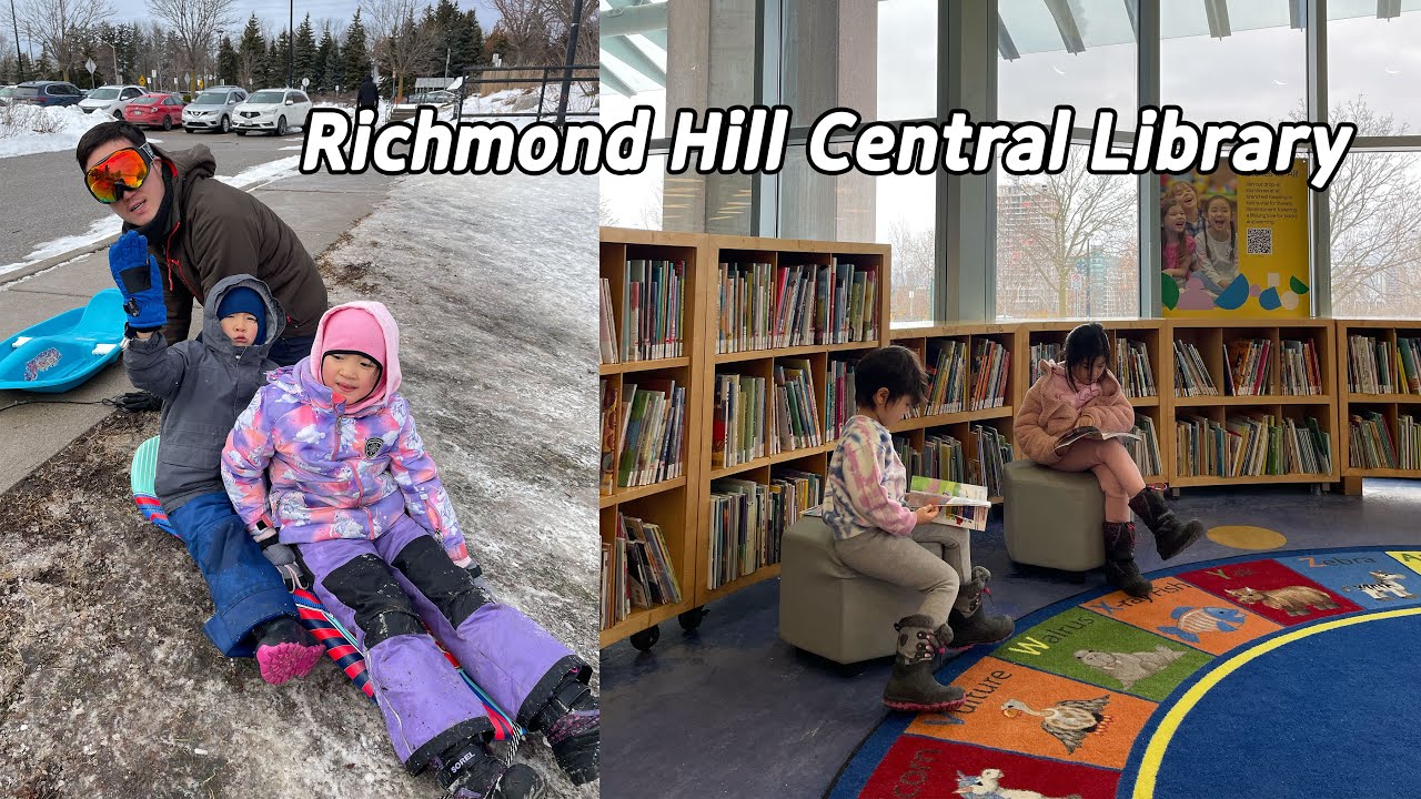 리치몬드힐 센트럴 도서관 + 썰매타기 | Richmond Hill Central Library + Sledding
