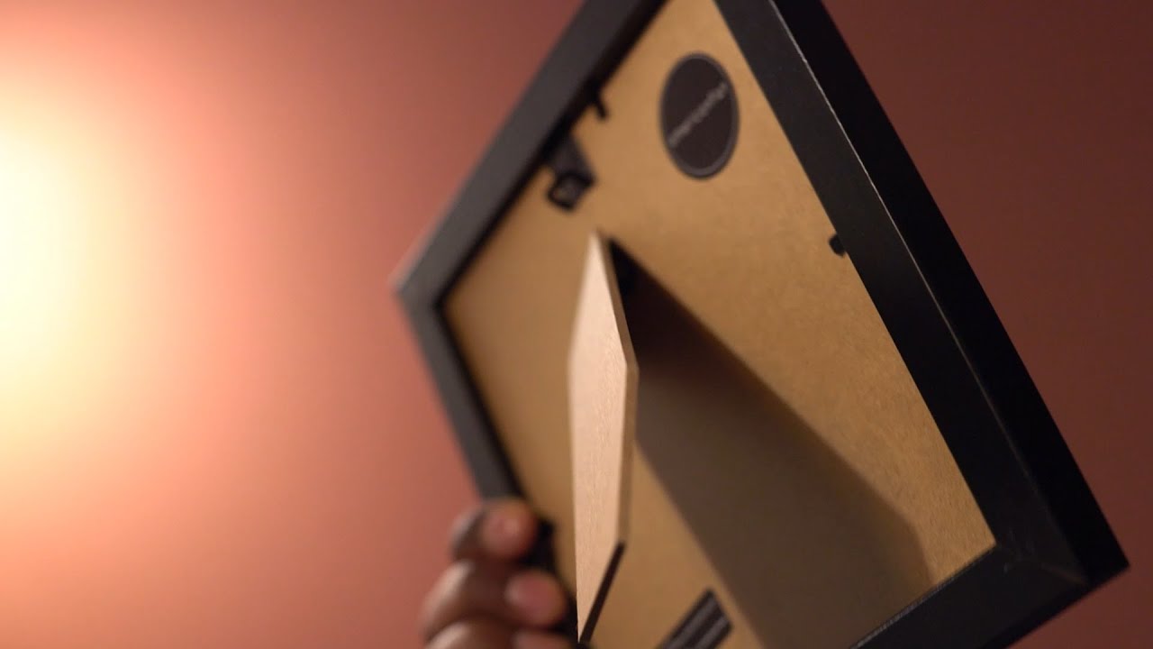 Take a Closer Look: Americanflat Picture Frame with Shatter-Resistant Glass - Gallery Style Frame