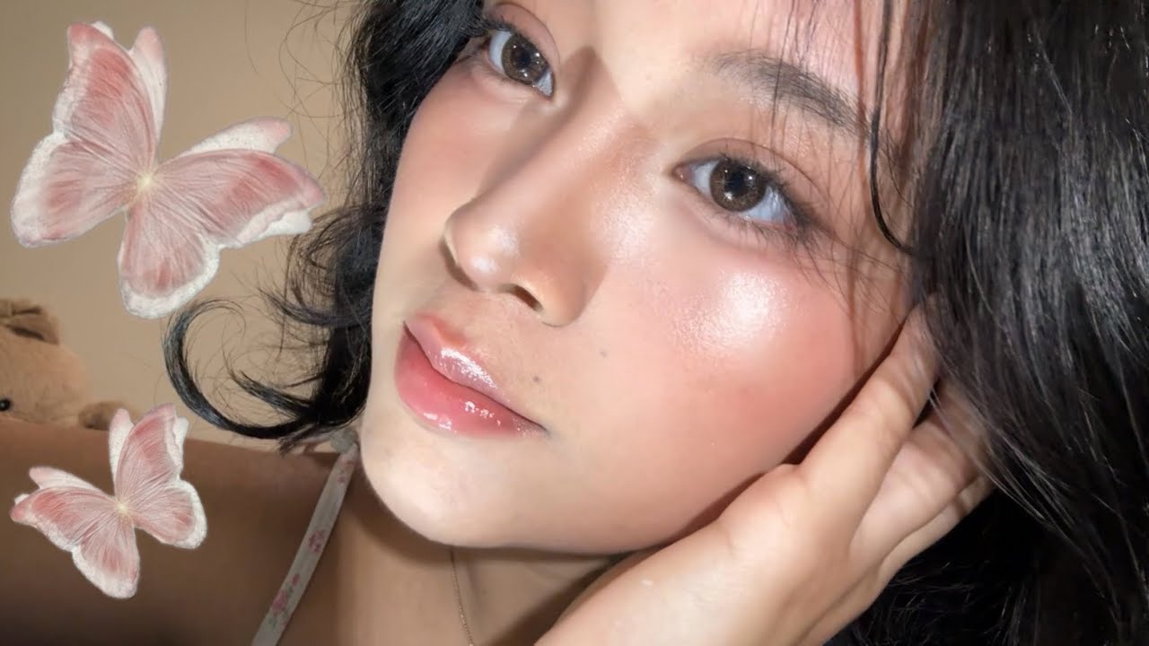 🌸 ⊹ ࣪ ˖ MAKEUP TUT! | ༉‧₊˚. Pétalo brillosito de sakura!