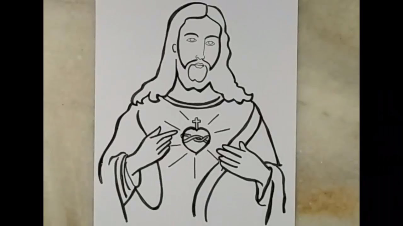 How To Draw Jesus For Kids