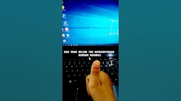 CARA MENGAKTIFKAN KURSOR Di LAPTOP HANYA 2 DETIK #SHORT