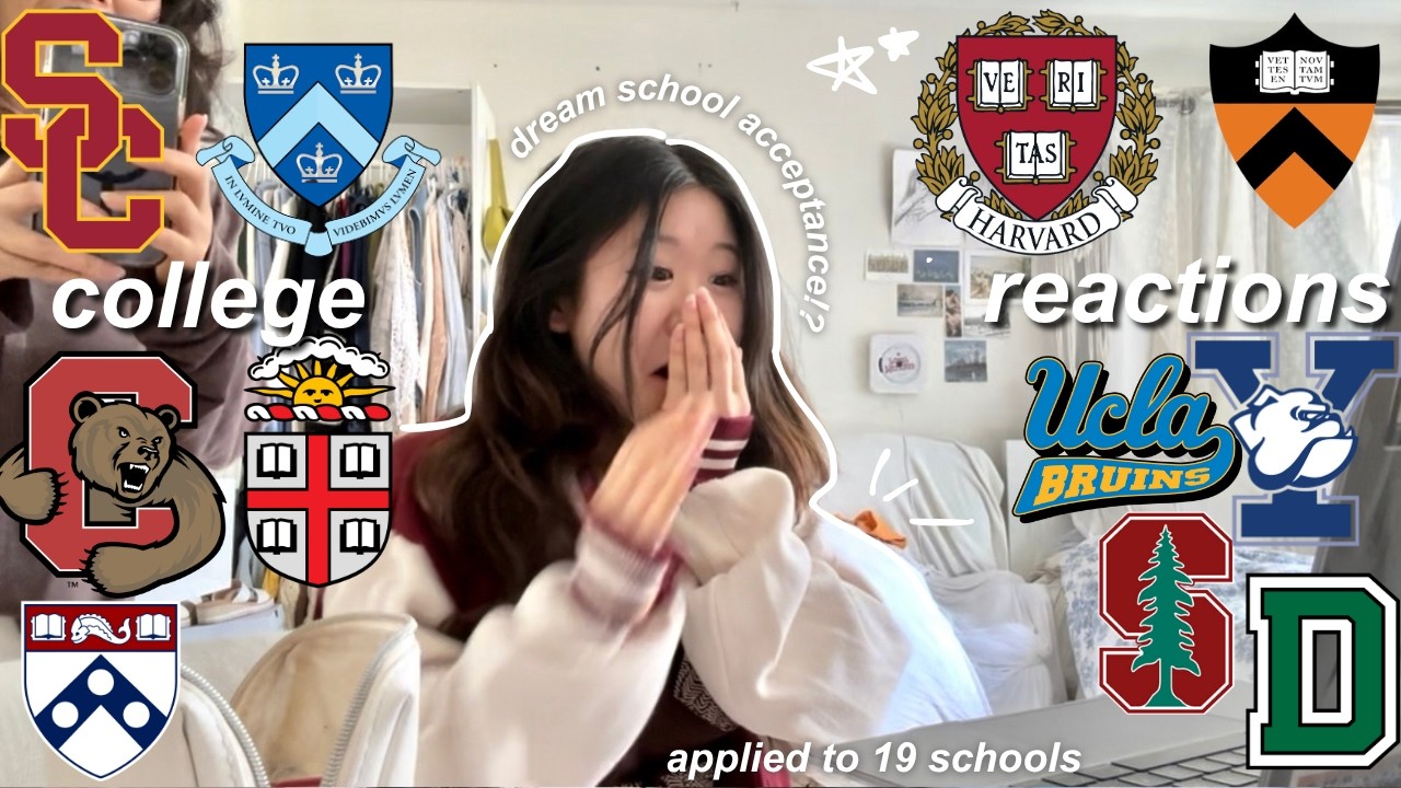 *chalant* COLLEGE DECISION REACTIONS 2025 | (ivies, stanford, UCs, t20s, no safeties, dream school?)