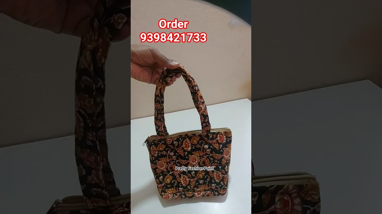 Medium Size Single Zip Hand Bag 