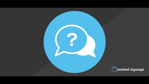 embedsignage.com In-App Support