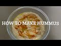 How to make easy homemade hummus