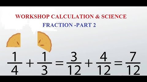 WCS - FRACTION - PART 2 (for all FIRST year ENGINEERING Trades)