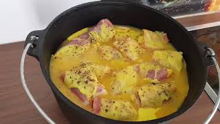 Curry Orangen Schweinefilet // Dutch Oven