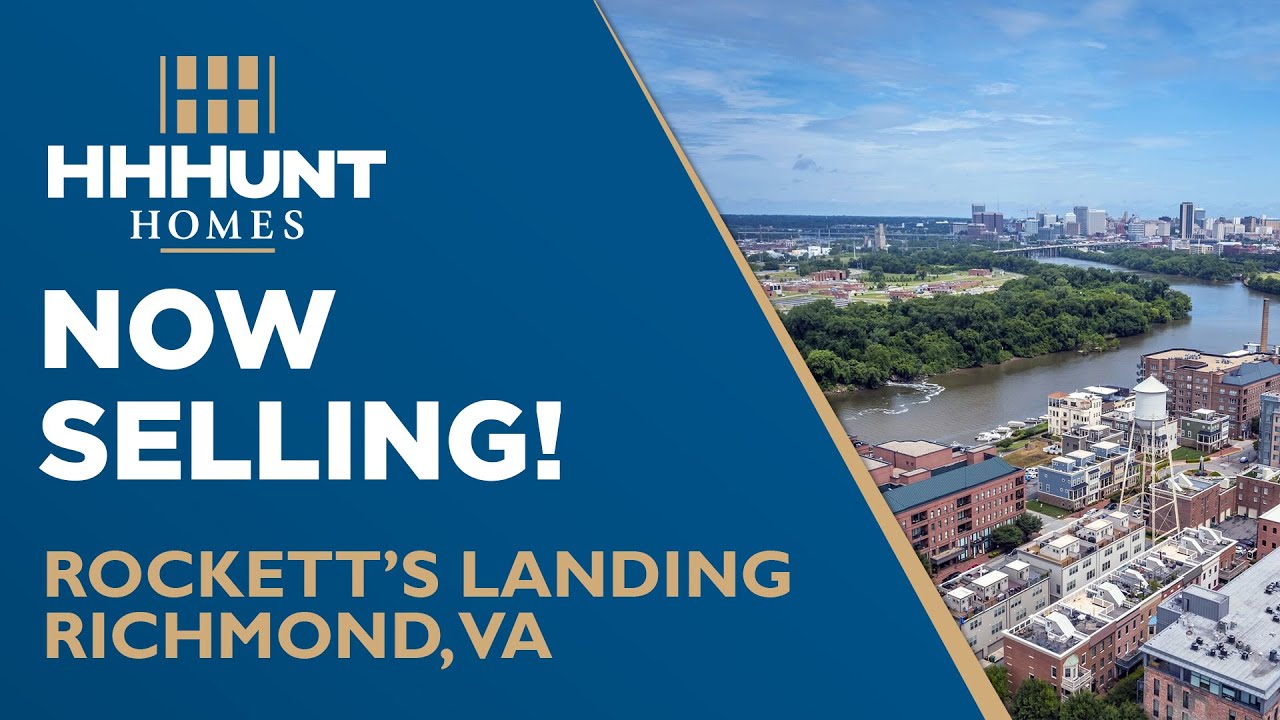 Now Selling New Townhomes in Richmond, VA Rocketts Landing by HHHunt