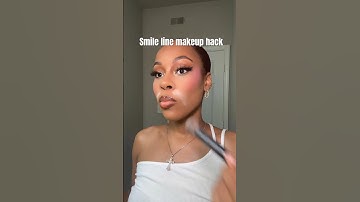 Makeup Hack for smile lines #makeuptips #smilelines #makeuphack #makeupforbeginners