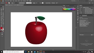 How To Create 3D Object (Apple) Very Fast with Revolve, Mesh Tool and Pen Tool in Adobe Illustrator