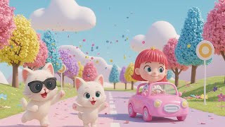 Viaje Mágico con mi Coche de Juguete! | Canción Infantil 3D 🌟ONKINJE🌈🚗🌸✈️🚗vol.2