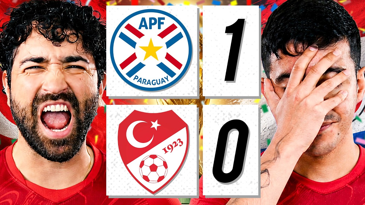 "TURKEY SUCKS!" REYNOSO GOES OFF ON TURKEY 😡 PARAGUAY 1-0 TURKEY (REACTION)