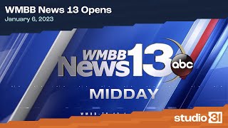 WMBB News 13 Opens, 1/6/2023 (Old Graphics/Logo/Music)