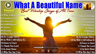 What A Beautiful Name  Hillsong Worship Christian Worship Songs 2024Best Hillsong Worship Playlist