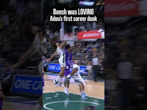 EVERYONE’S reaction’s to Adou’s first dunk #Rookie #NBA