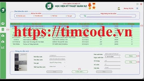 Thực tập cơ sở dữ liệu phần mềm quản lý thư viện C# - Winform  Full báo cáo