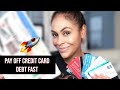 How I paid off $37,000 of CREDIT CARD DEBT| What do you pay first?