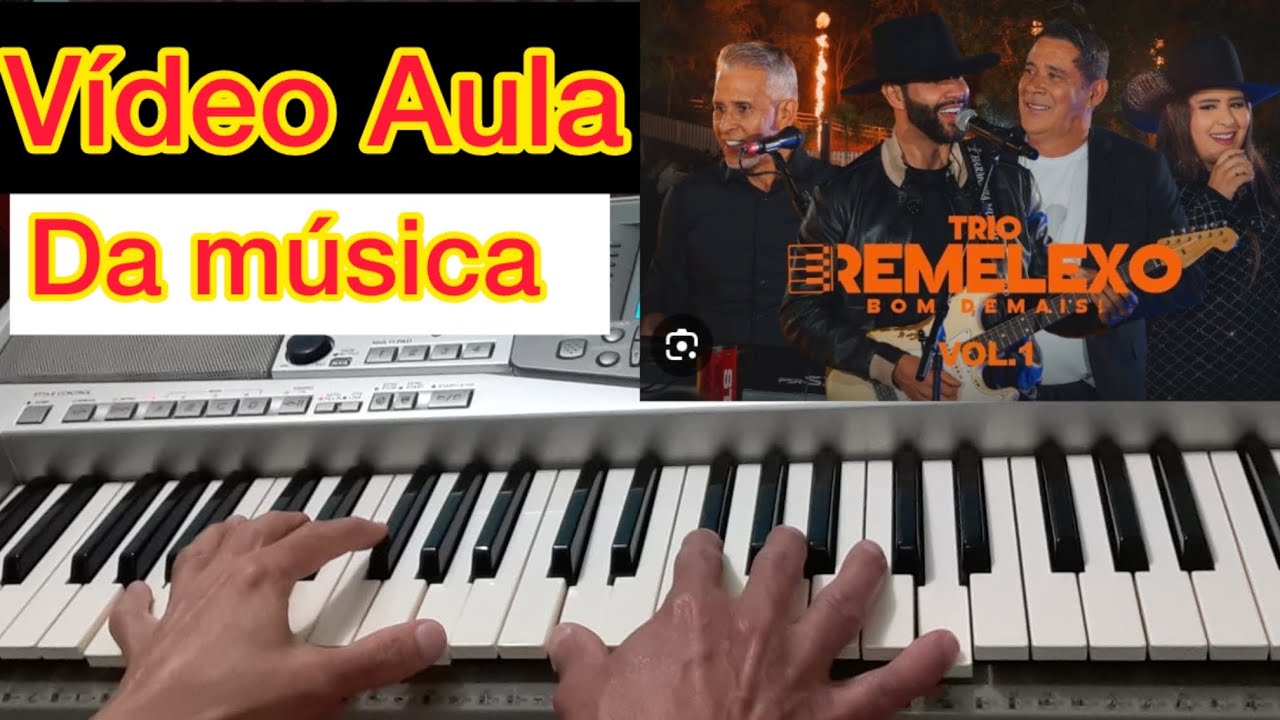 Trio Remelexo Bom demais | Gustavo Lima - Tutorial Simplificado para iniciantes no Teclado 
