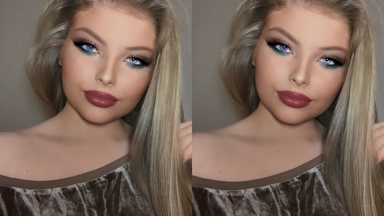 $1 MAKEUP TUTORIAL | Full Glam - YouTube