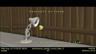 Pixar Luxo Jr. Test Animation With Sound Part 2