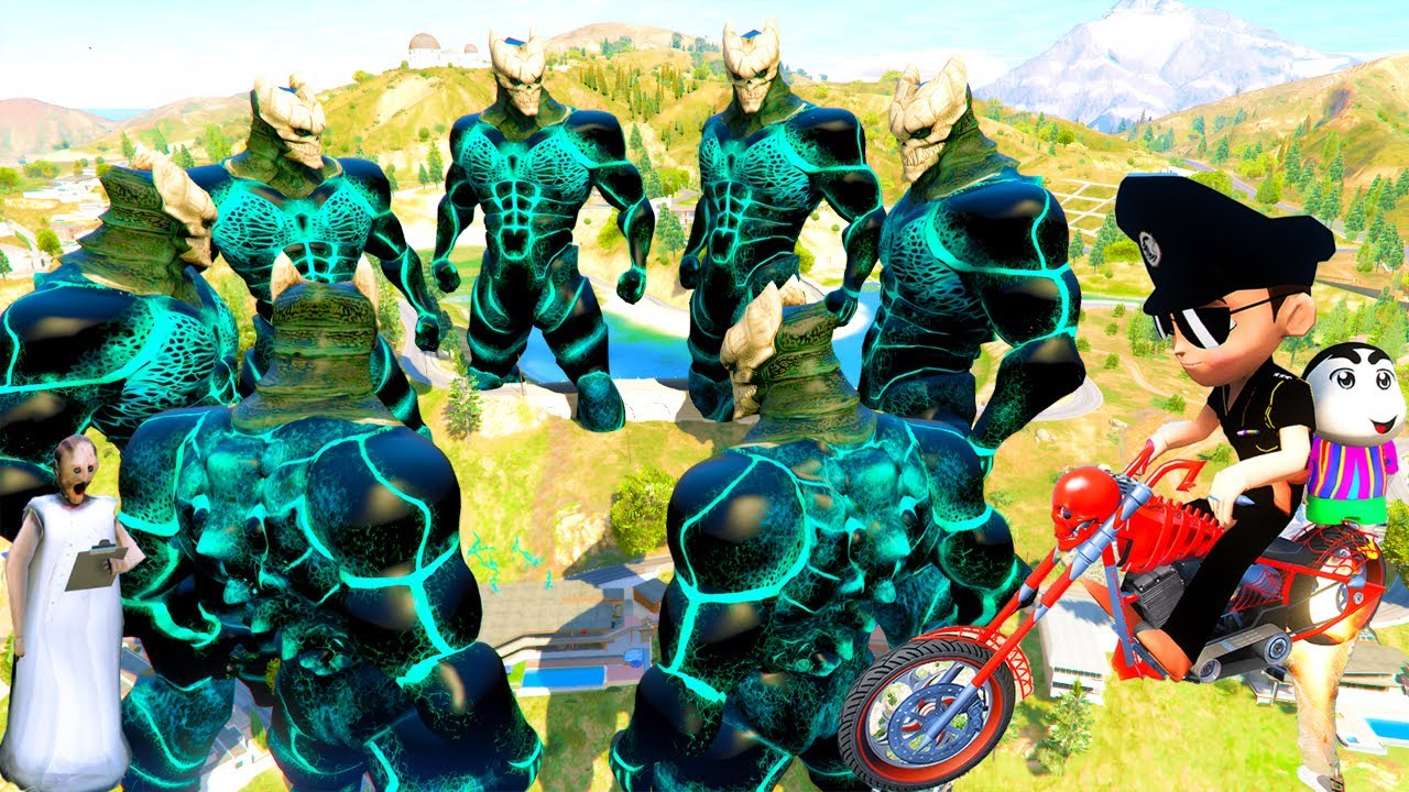 🤣LITTLE SINGHAM FOUND MULTIPLE LITTLE SINGHAM ATTACKING SHINCHAN IN GTA 5 Ep 3 #3