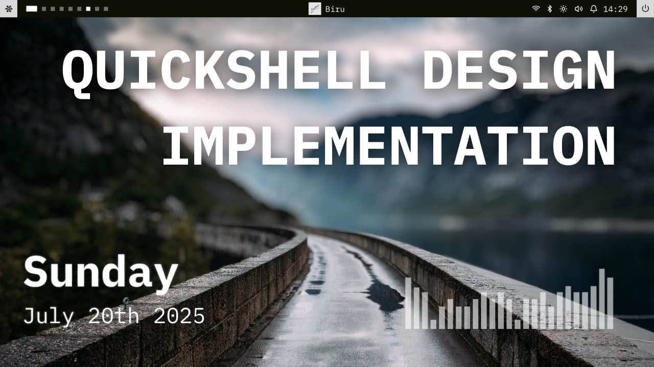 Quickshell Let's Implement The Quickshell Design! Part 2 - YouTube