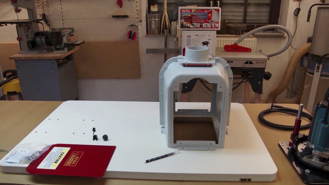 003 INCRA Frästisch Teil 3 Montage des CleanSweep YouTube