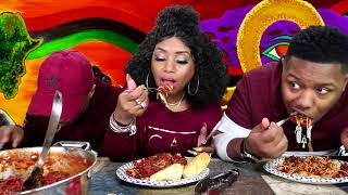 Homemade Spaghetti And Fried Chicken With The Boys