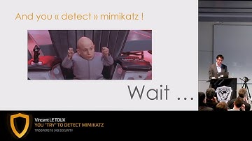 TR19: You "try" to detect mimikatz