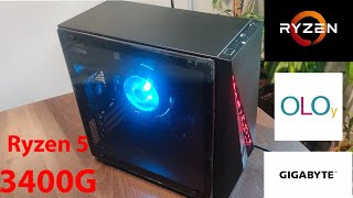 AMD Ryzen 5 3400G, Vega 11 iGPU, 16GB RAM (3000), 240GB SSD