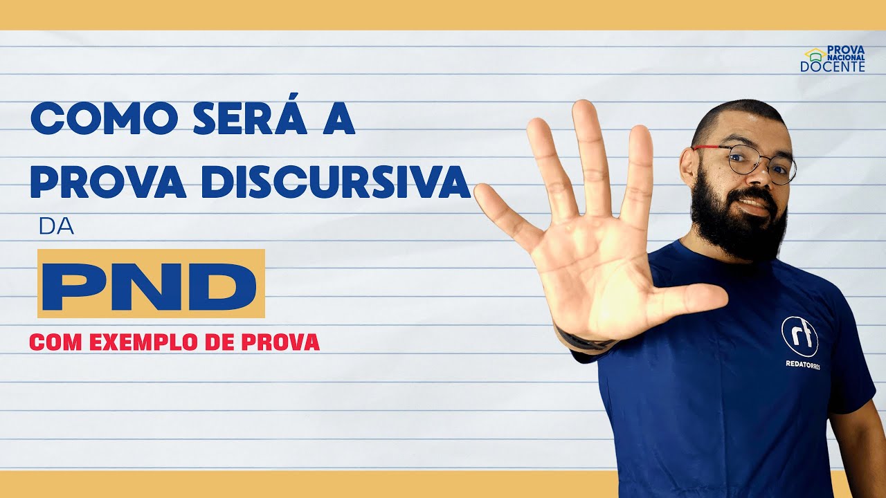 PND 2025: prova discursiva (redação)
