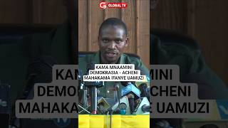 KAMA MNAAMINI DEMOKRASIA - ACHENI MAHAKAMA IFANYE UAMUZI - KENANI KIHONGOSI #chadema #lissu #ccm