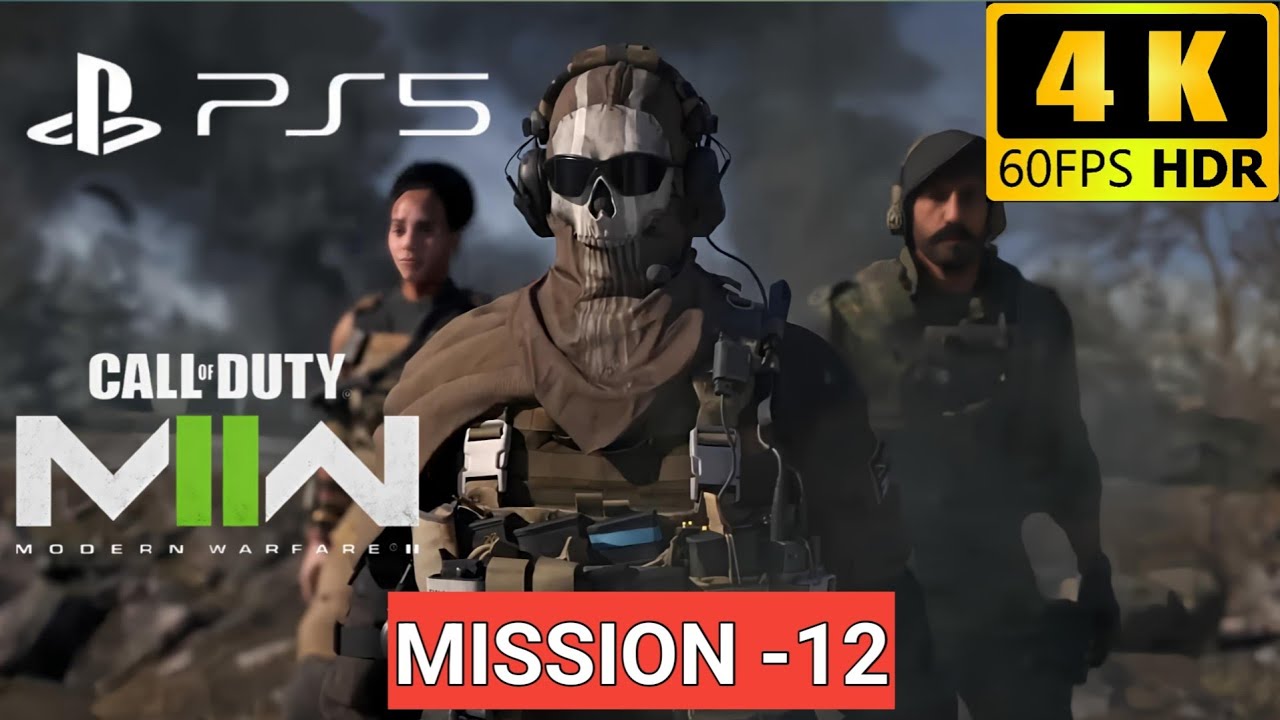 Call of Duty Modern Warfare 2 Part 13: Prison Break - Full Mission Walkthrough (PS5 4K 60FPS)