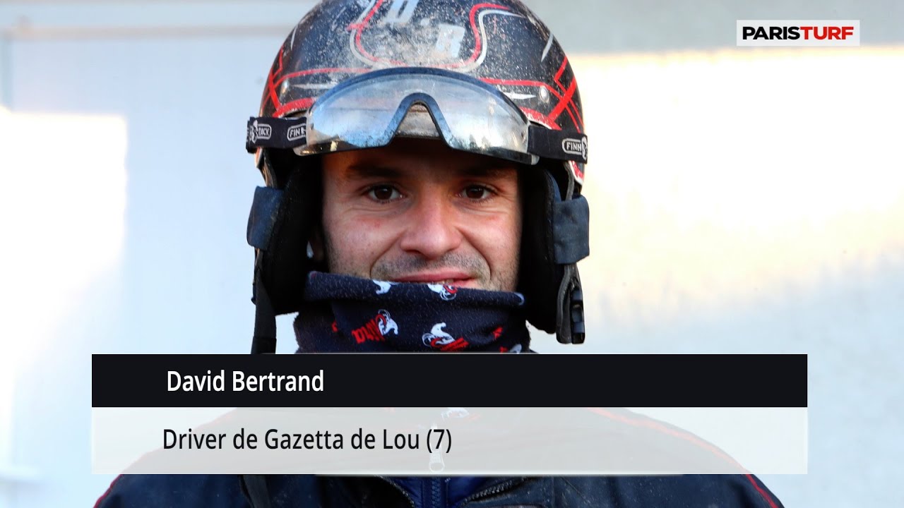 David Bertrand, driver de Gazetta de Lou (Jeudi 25 janvier à Paris