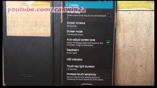 Samsung Galaxy S5 : How to adjust touch key light duration (Android Phone) screenshot 5