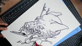 31 drawings in 1 day, 13 hours of drawing (INKTOBER 2019)