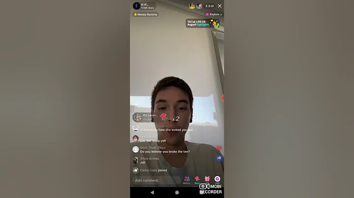 Nick, a viewer, goes into Gabbie Hanna's house dur...