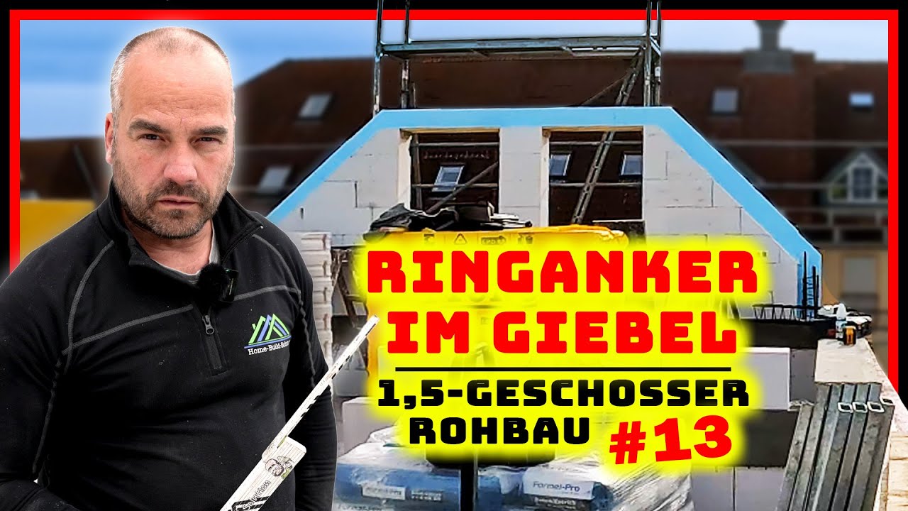 RINGANKER Im GIEBEL Schalung Bewehrung Beton 1 5 GESCHOSS HAUS ringanker-im-giebel-schalung-bewehrung-beton-1-5-geschoss-haus