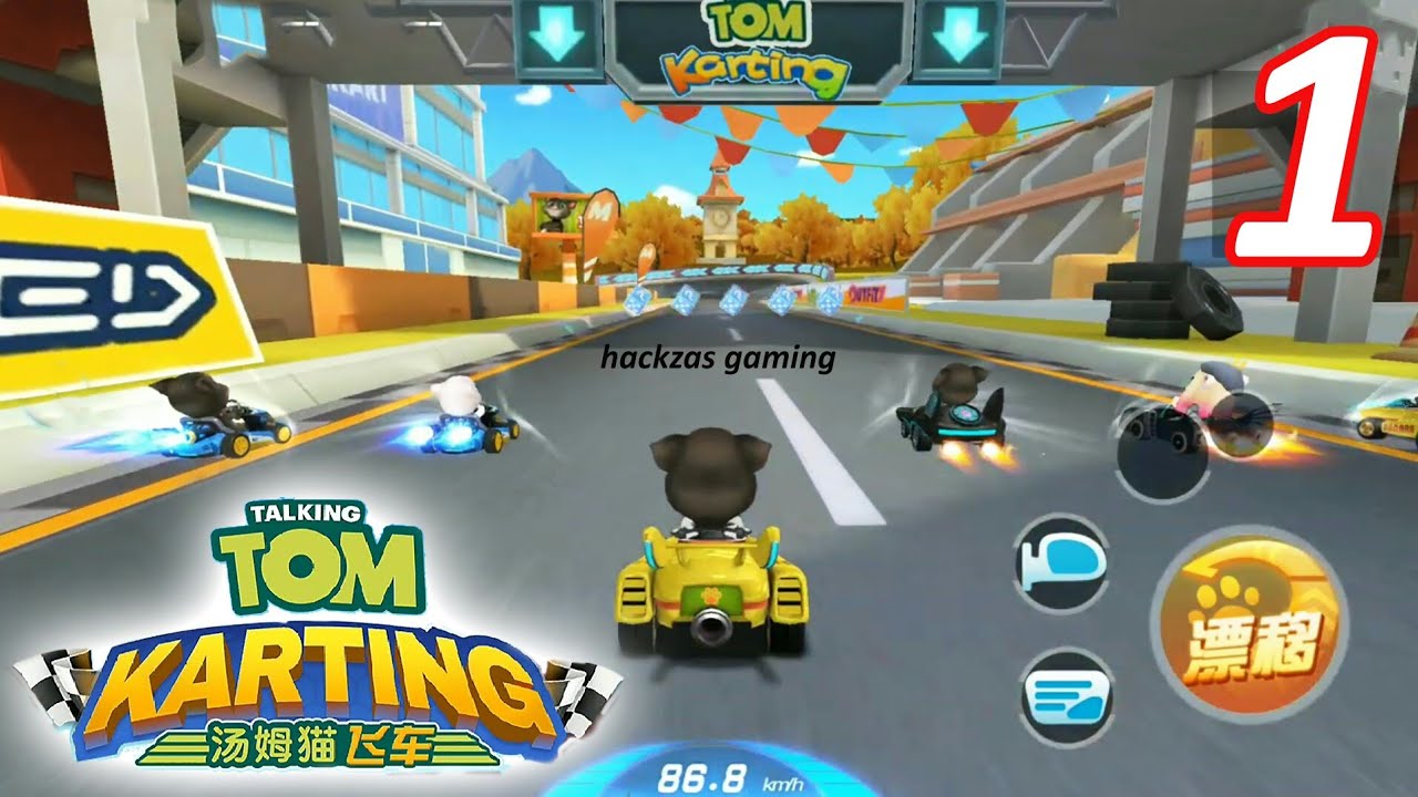 Talking Tom Karting (Android/iOS) Gameplay1 YouTube