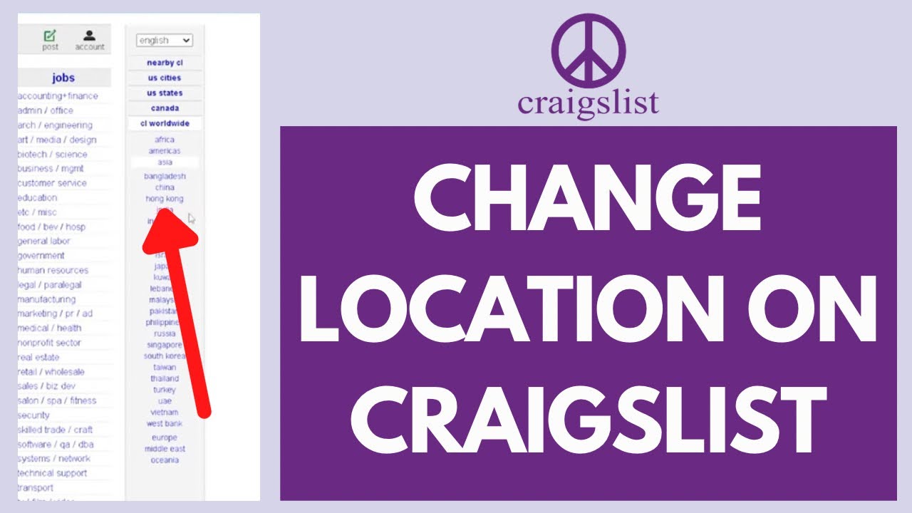 How To Change Your Location On Craigslist (2023) YouTube