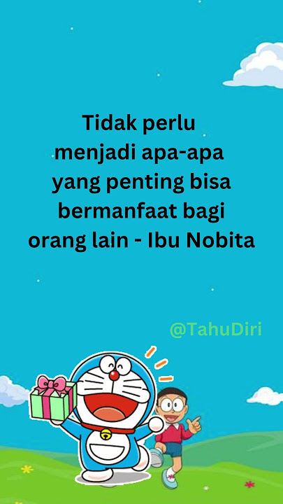 kata bijak doraemon mamfaat hidup #shorts #motivasi
