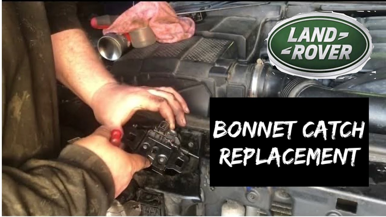 Land rover discovery 3 bonnet hood catch replacement youtube