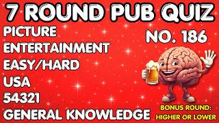 Pub Quiz - Picture Round, Entertainment, Easy/Hard, USA, 54321 & General Knowledge No.186 screenshot 3